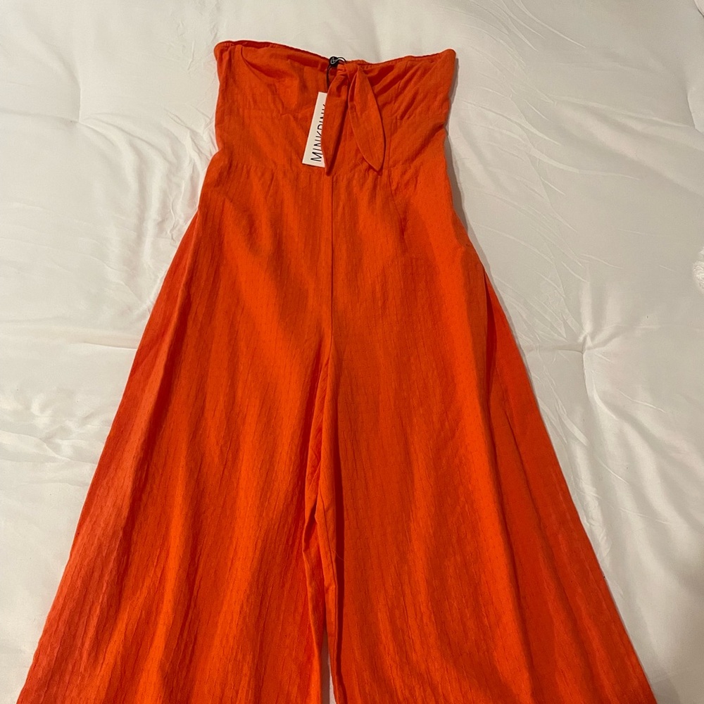 SOLD MinkPink Orange Jumpsuit